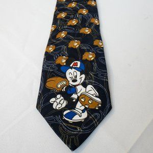 Mickey Mouse Unlimited baseball tie 56 x 4